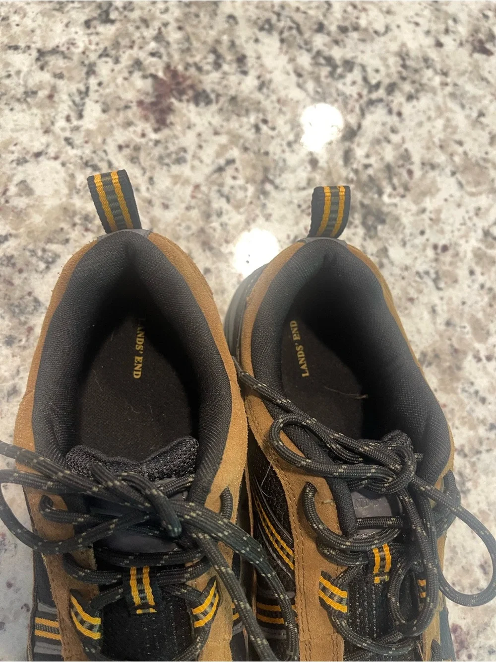 Lands’ End NatureTex 70 Men’s Trail Hiking Walking Shoes 8.5D
